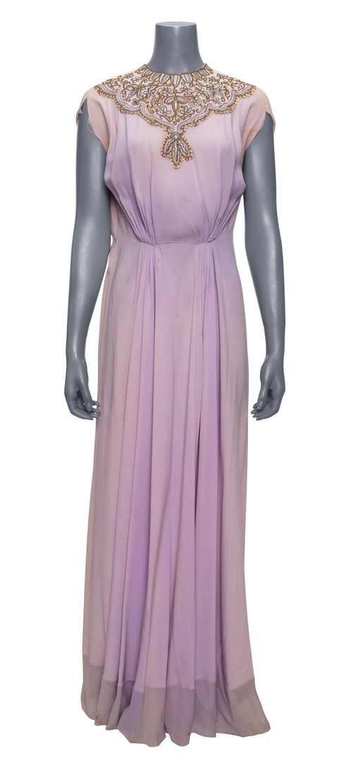 1374. SALOME (1953) - Queen Herodias' (Judith Anderson) Lavender Dress: B