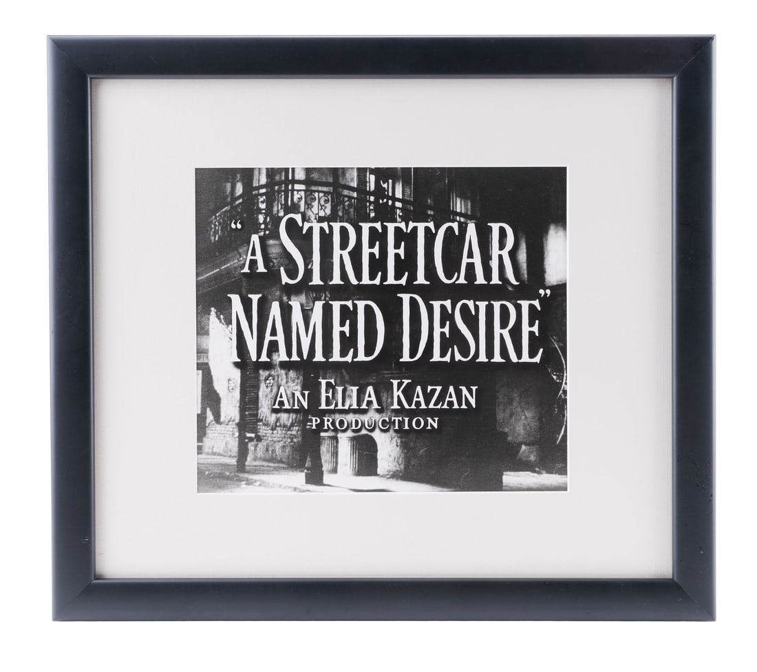 1377. A STREETCAR NAMED DESIRE (1951) - Framed Title Card Print: B