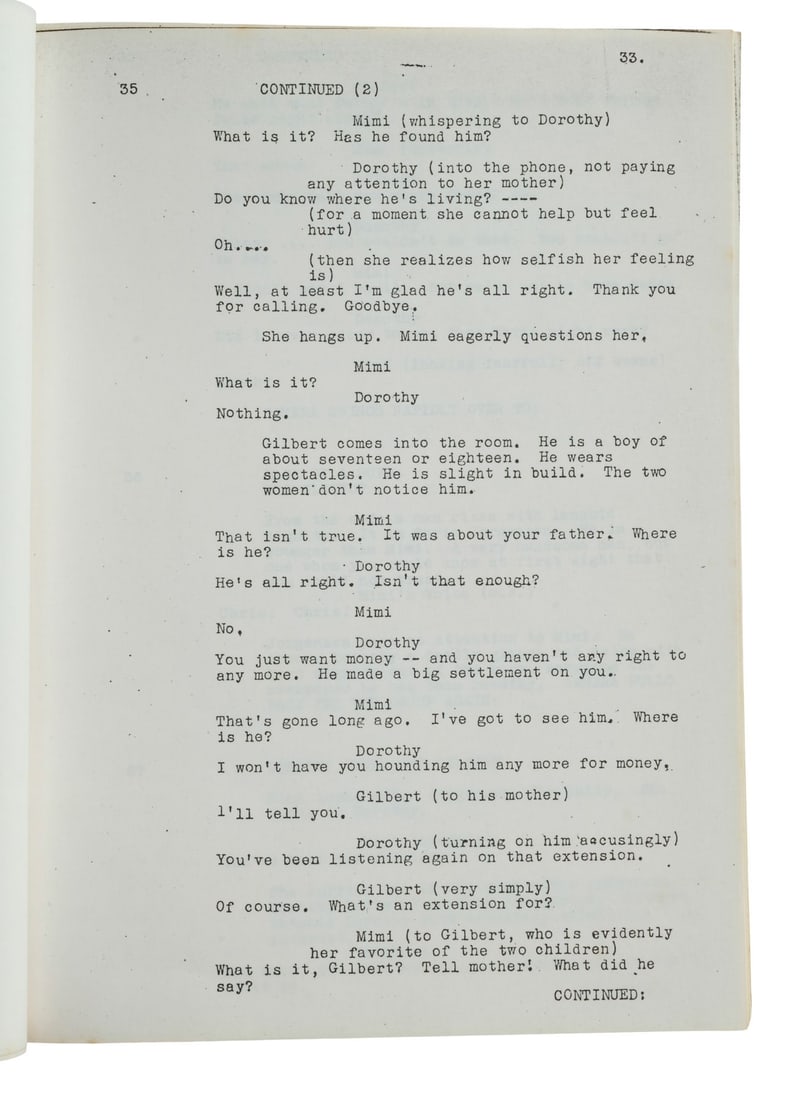 1379. THE THIN MAN (1934) - Hand-Marked Bound Script - 6