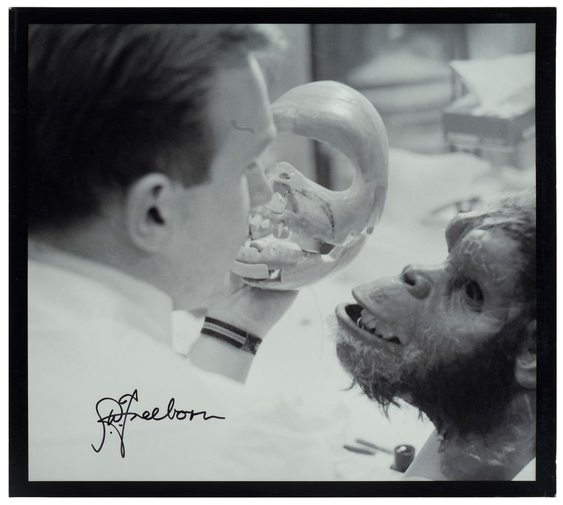 2000. 2001: A SPACE ODYSSEY (1968) - Stuart Freeborn-Autographed Photo: B