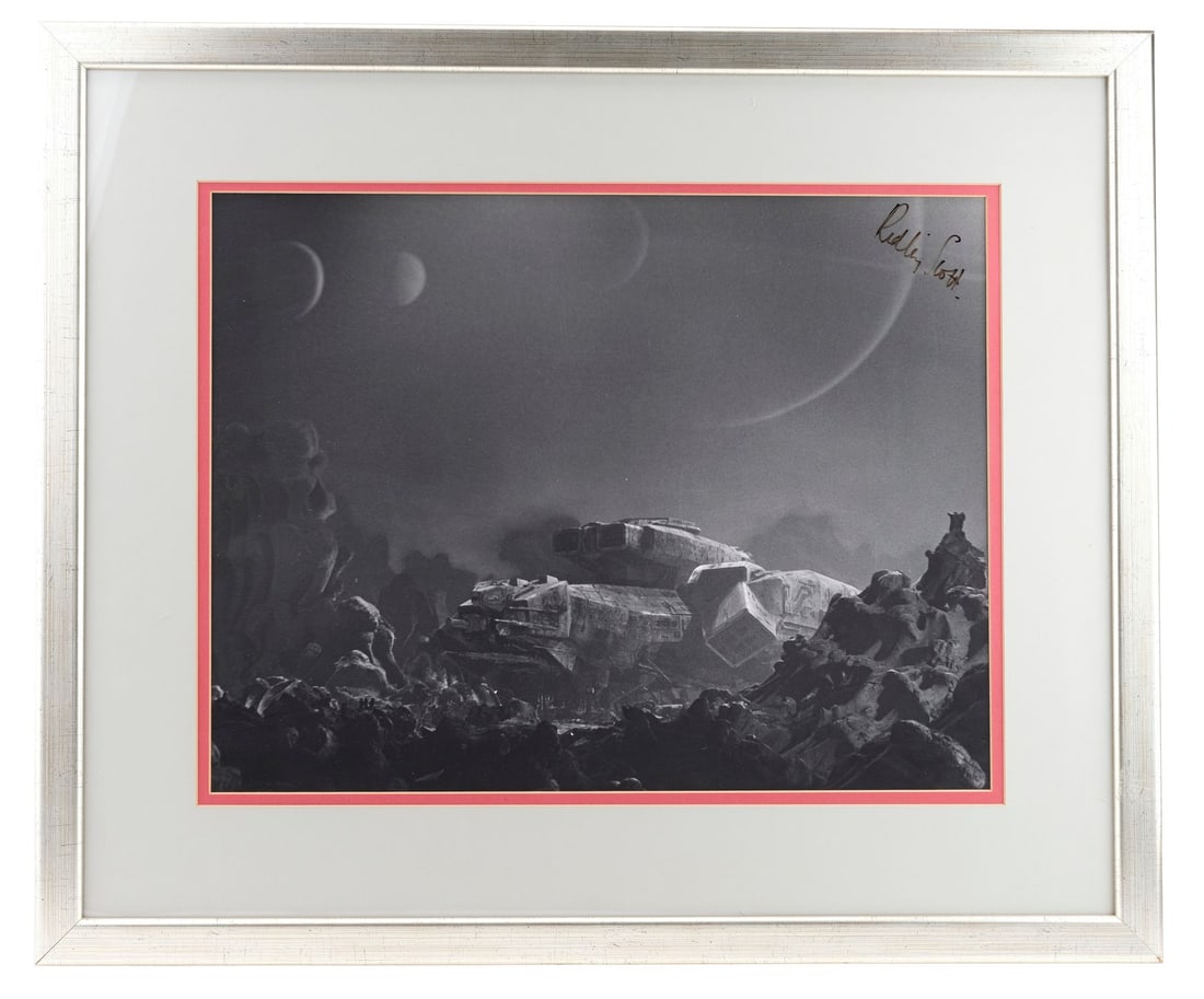 2006. ALIEN (1979) - Ridley Scott-Autographed Nostromo Print: B