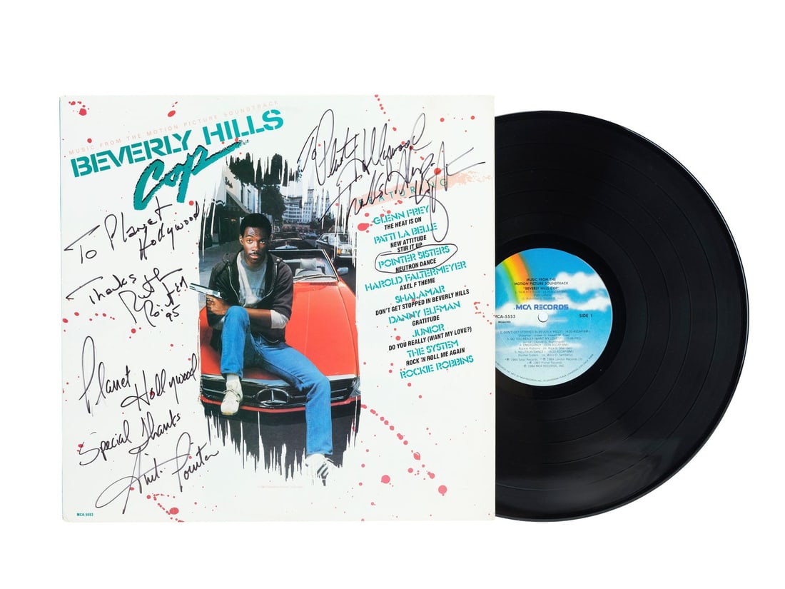 2037. BEVERLY HILLS COP (1984) - Planet Hollywood Collection: Pointer Sisters-Autographed Album: B