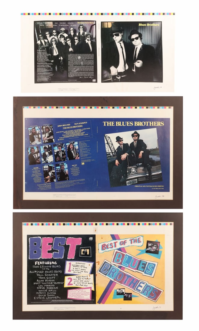 2040. THE BLUES BROTHERS (1980) - Planet Hollywood Collection: Set of Three Judy Jacklin-Autographed: B
