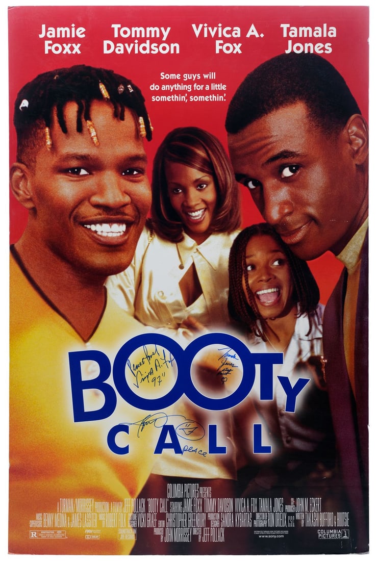2042. BOOTY CALL (1997) - Planet Hollywood Collection: Key Cast-Autographed Poster: B