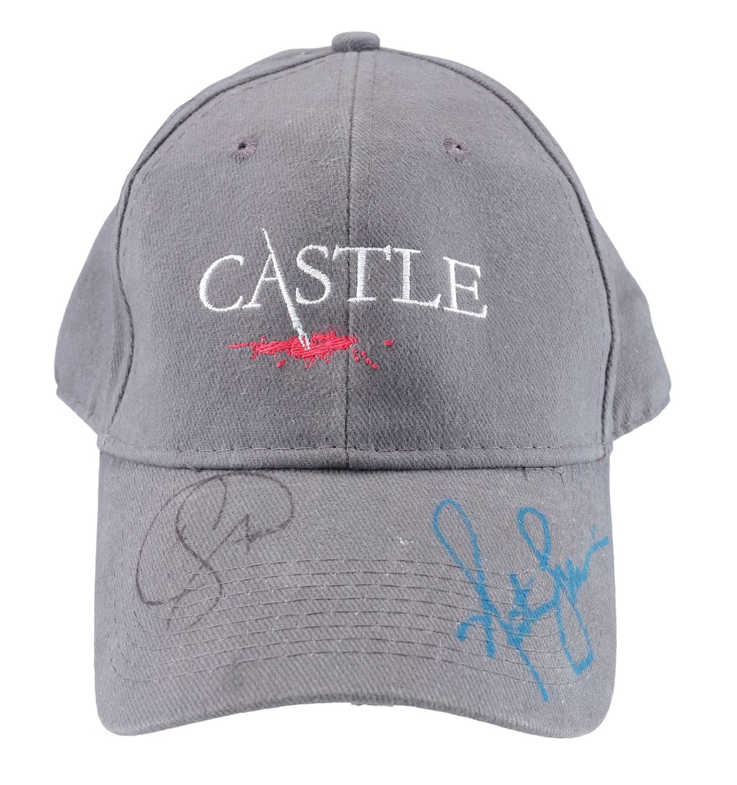 2047. CASTLE (T.V. SERIES, 2009 - 2016) - Cast-Autographed Crew Cap: B