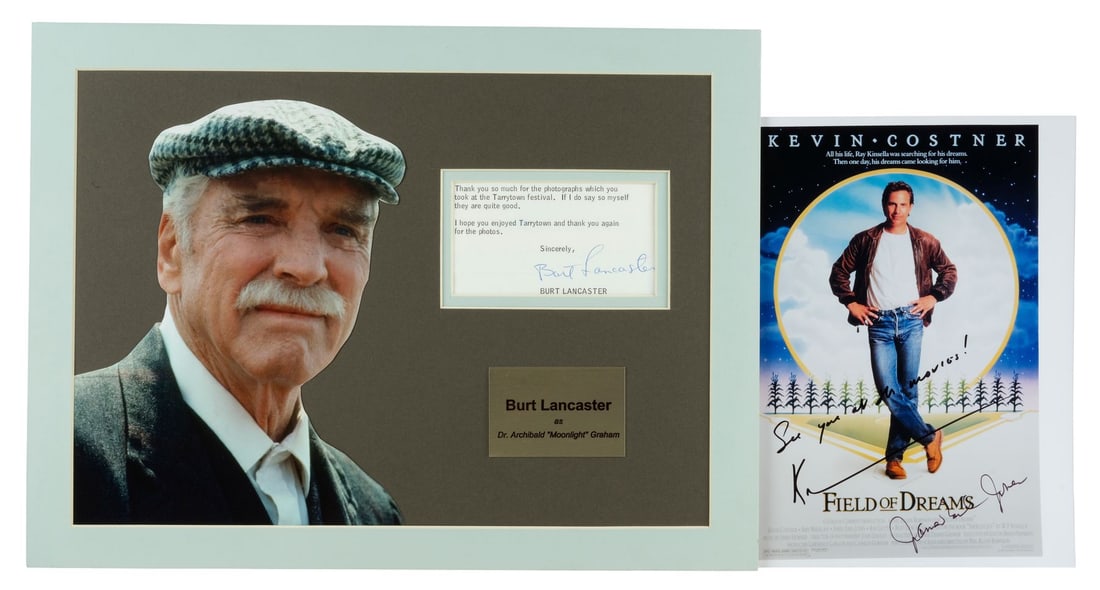 2054. FIELD OF DREAMS (1989) - Kevin Costner and James Earl Jones-Autographed Poster Printout with: B