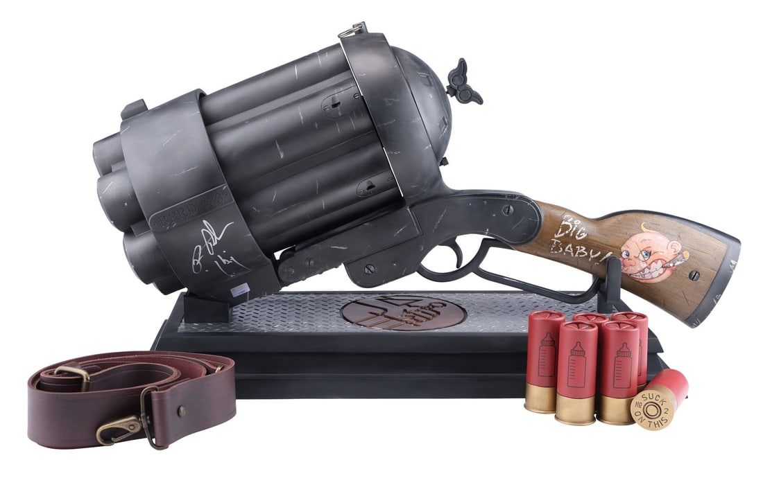 2083. HELLBOY II: THE GOLDEN ARMY (2008) - Ron Perlman-Autographed Hellboy's Big Baby Pistol and: B