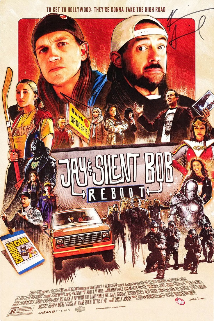 2095. JAY AND SILENT BOB REBOOT (2019) - Kevin Smith-Autographed Poster: B