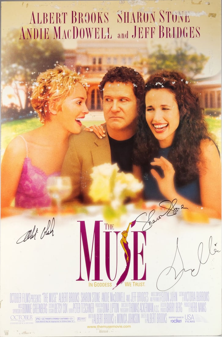 2123. THE MUSE (1999) - Planet Hollywood Collection: Albert Brooks, Sharon Stone, and Andie: B
