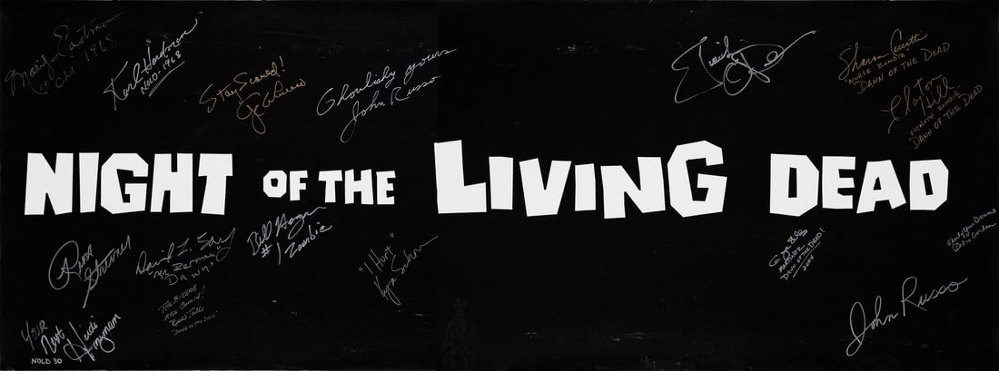 2125. NIGHT OF THE LIVING DEAD FRANCHISE (1968 - 2009) - Key Franchise Cast and Crew-Autographed: B
