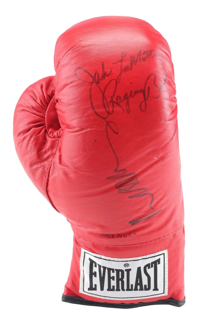 2139. RAGING BULL (1980) - Robert de Niro and Jake Lamotta-Autographed Boxing Glove: B