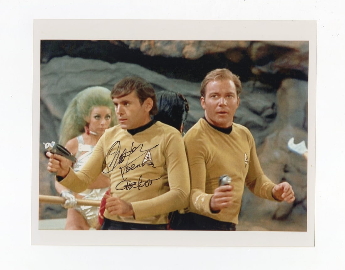2172. STAR TREK: THE ORIGINAL SERIES (T.V. SERIES, 1966 - 1969) - Walter Koenig-Autographed Still: B