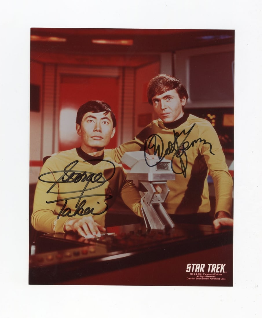 2175. STAR TREK: THE ORIGINAL SERIES (T.V. SERIES, 1966 - 1969) - George Takei and Walter: B
