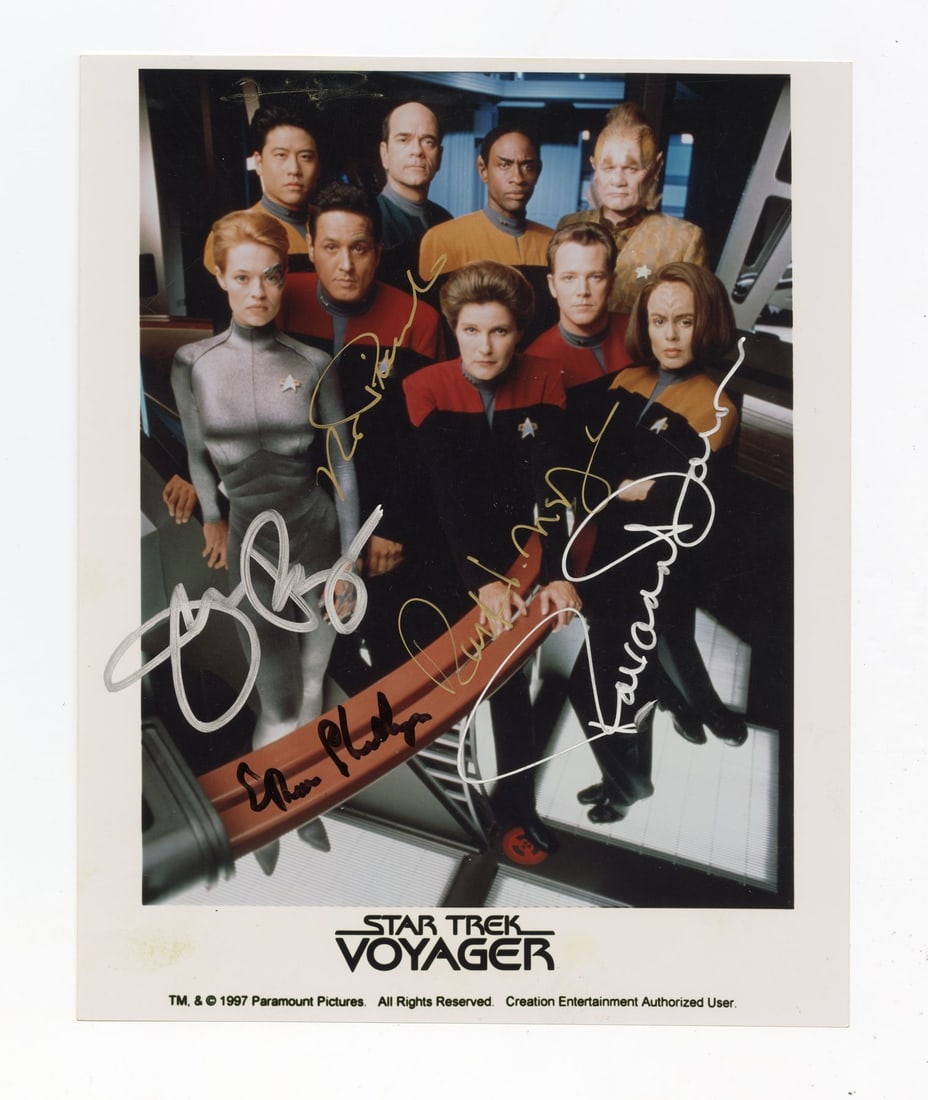 2194. STAR TREK: VOYAGER (T.V. SERIES, 1995 - 2001) - Cast-Autographed Photograph: B