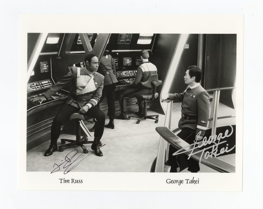 2197. STAR TREK: VARIOUS PRODUCTIONS - Set of Fifteen Various Cast-Autographed Stills: B