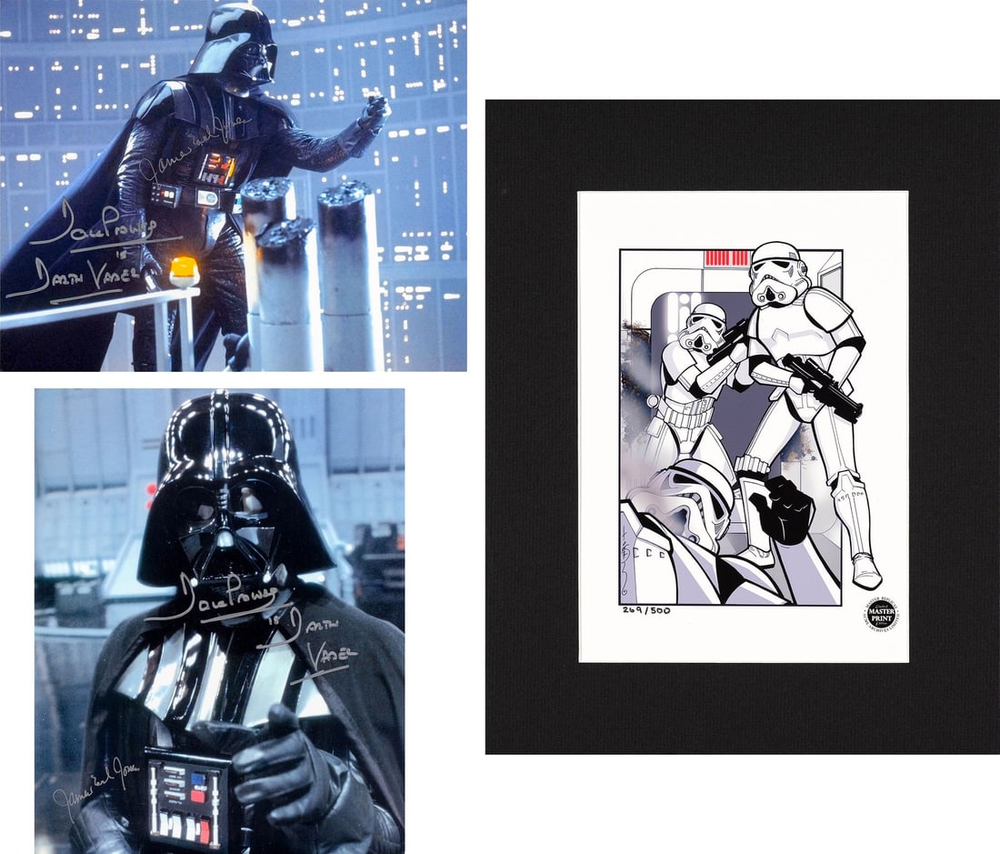 2220. STAR WARS: THE EMPIRE STRIKES BACK (1980) - Pair of James Earl Jones- and David: B