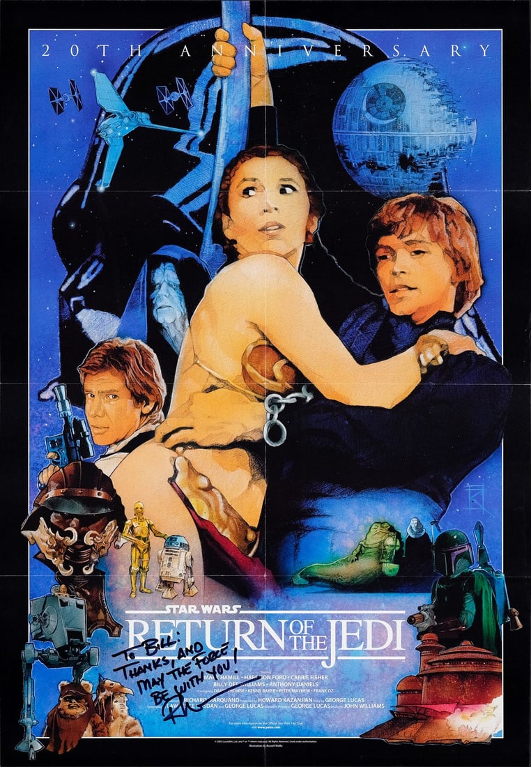 2228. STAR WARS: RETURN OF THE JEDI (1983) - William Plumb Collection: Russell Walks-Autographed: B