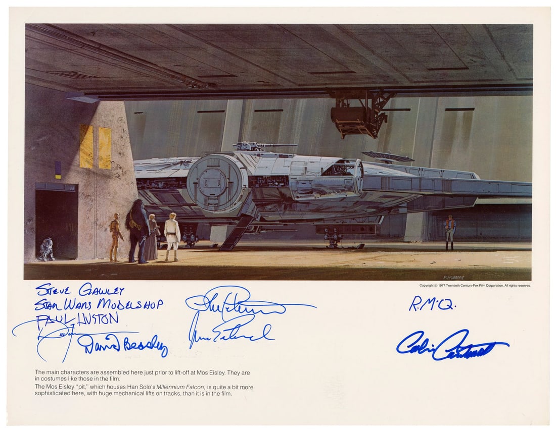 2231. INDUSTRIAL LIGHT & MAGIC (ILM) - ILM Crew-Autographed Print: B