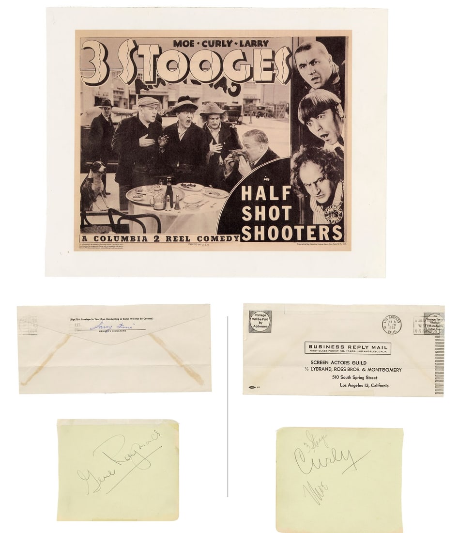 2259. THREE STOOGES FRANCHISE (1922 - 1970) - Planet Hollywood Collection: The Three: B