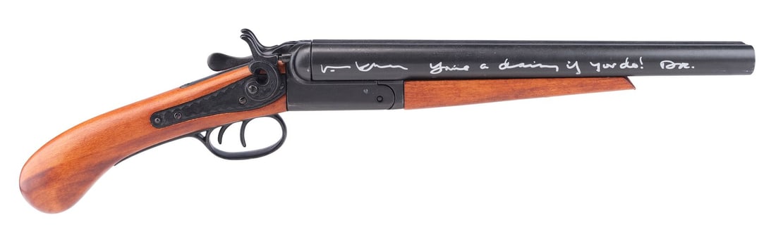2264. TOMBSTONE (1993) - Val Kilmer-Autographed Doc Holliday 1881 Street Howitzer Replica: B