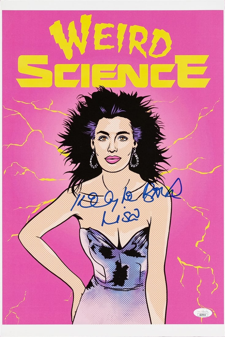 2277. WEIRD SCIENCE (1985) - Kelley LeBrock-Autographed Poster: B