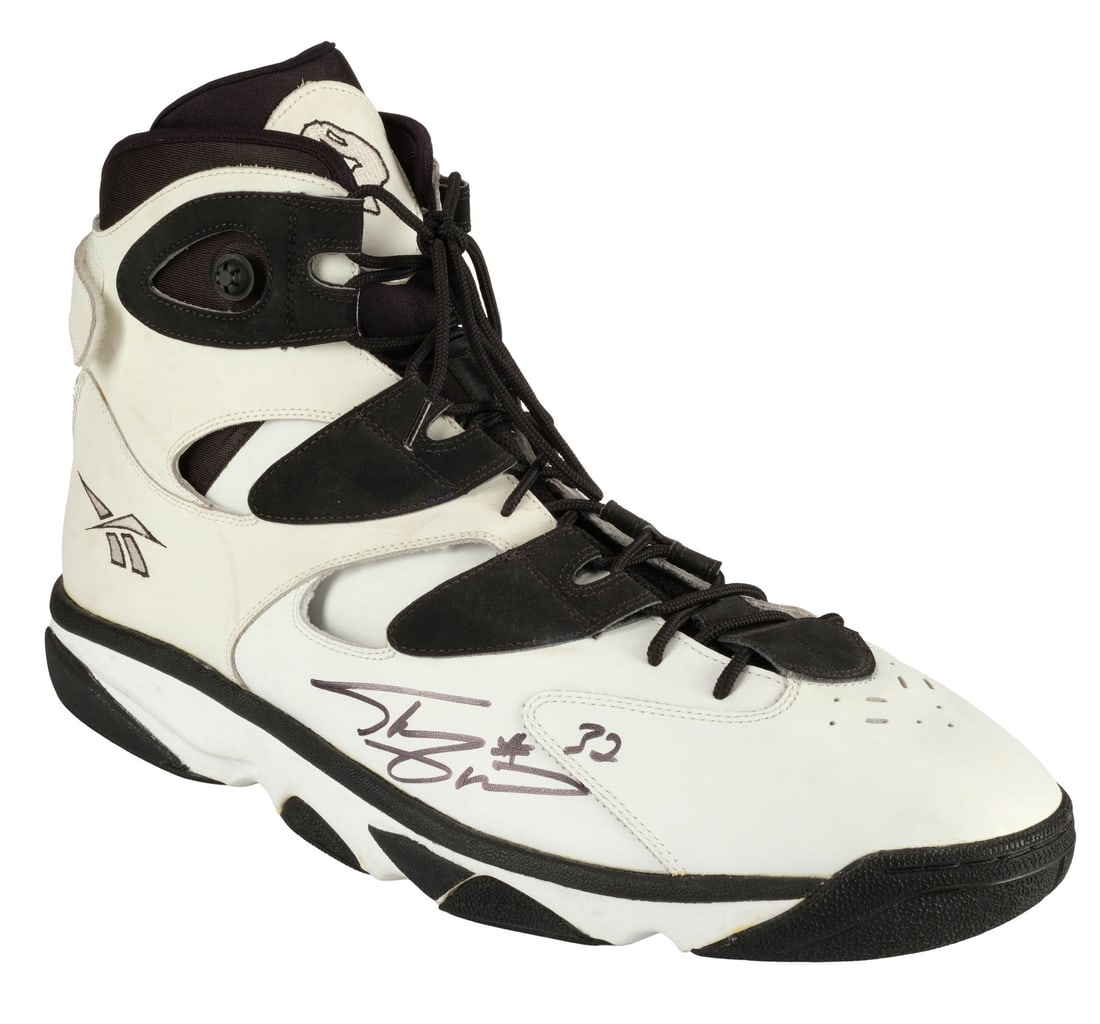 2301. SPORTS MEMORABILIA - Planet Hollywood Collection: Shaquille O'Neal-Autographed Reebok Shaq: B