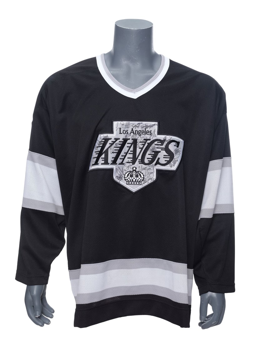 2307. SPORTS MEMORABILIA - Planet Hollywood Auction: Team-Autographed Los Angeles Kings Jersey: B