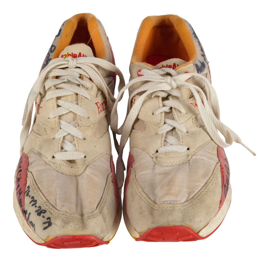 2311. SPORTS MEMORABILIA - Planet Hollywood Collection: Bill Rodger's Autographed Shoes: B