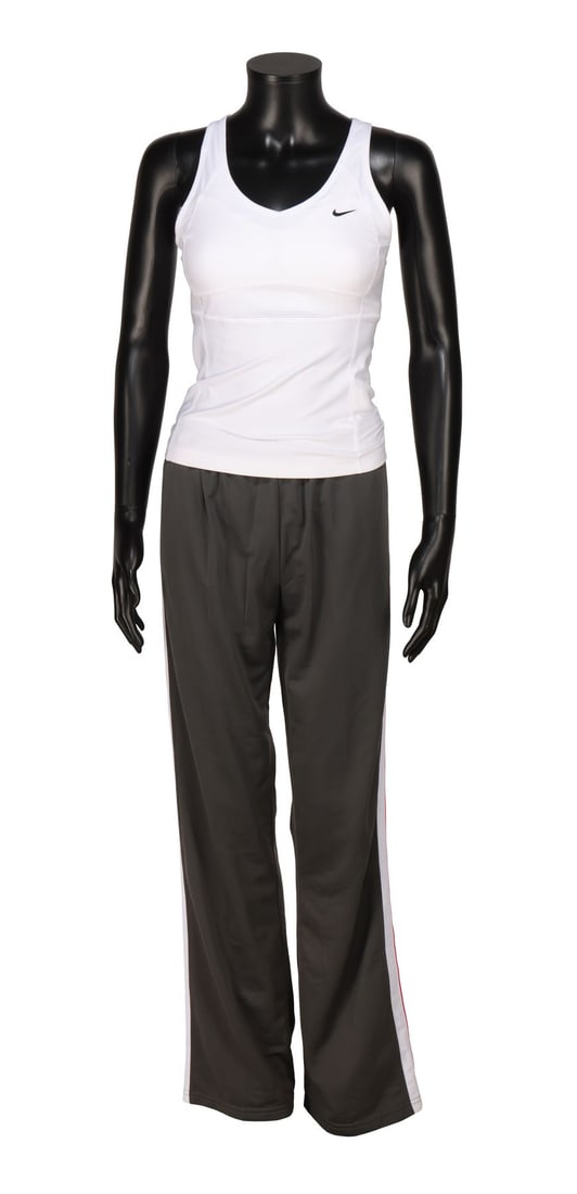 AMY WINEHOUSE - Amy Winehouse-Owned Nike Athletic Top and Puma Track Pants (1 of 4)