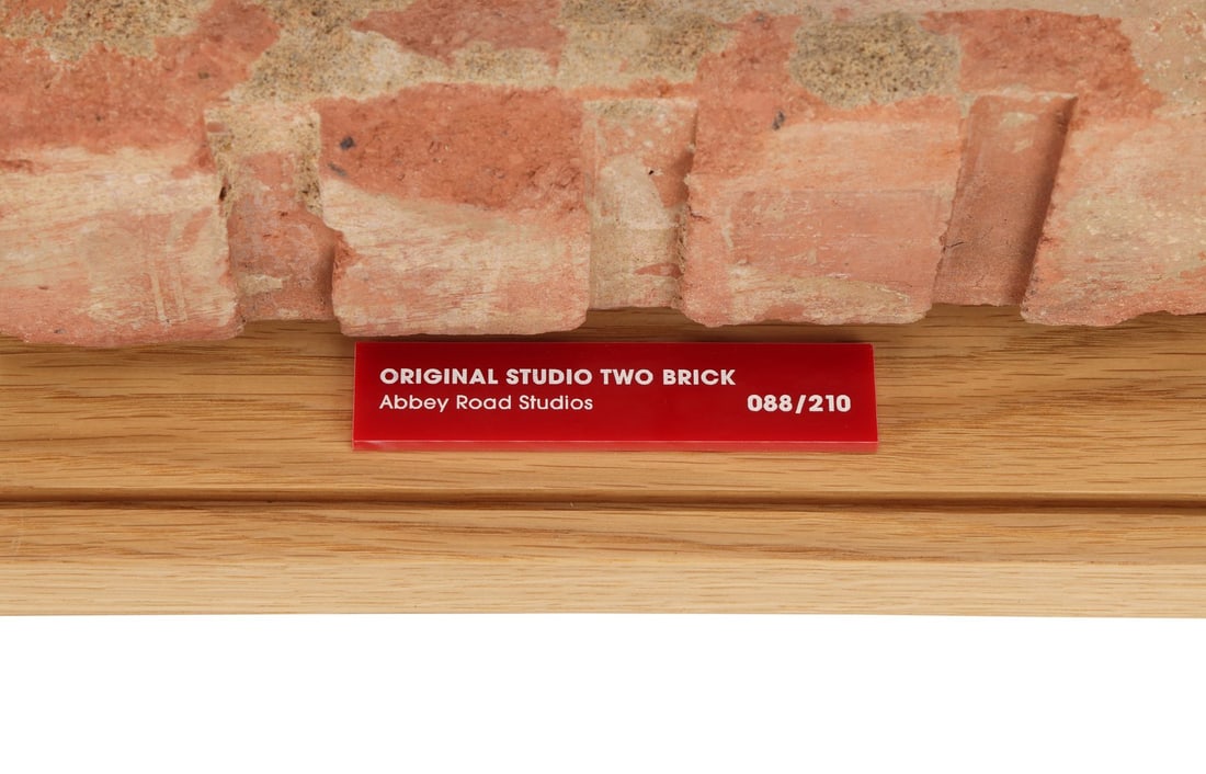BEATLES, THE - Abbey Road Studio Two Limited Edition Original Brick (1 of 4)