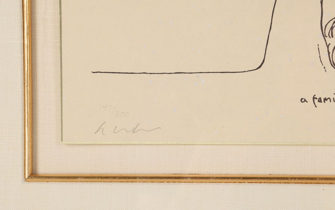 JOHN LENNON - Limited-Edition "A Family Tree" John Lennon Print Signed by Yoko Ono (1 of 1)
