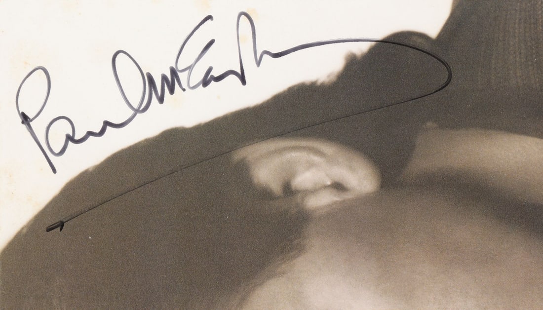 PAUL MCCARTNEY - Paul McCartney-Autographed Press To Play UK LP (1 of 3)