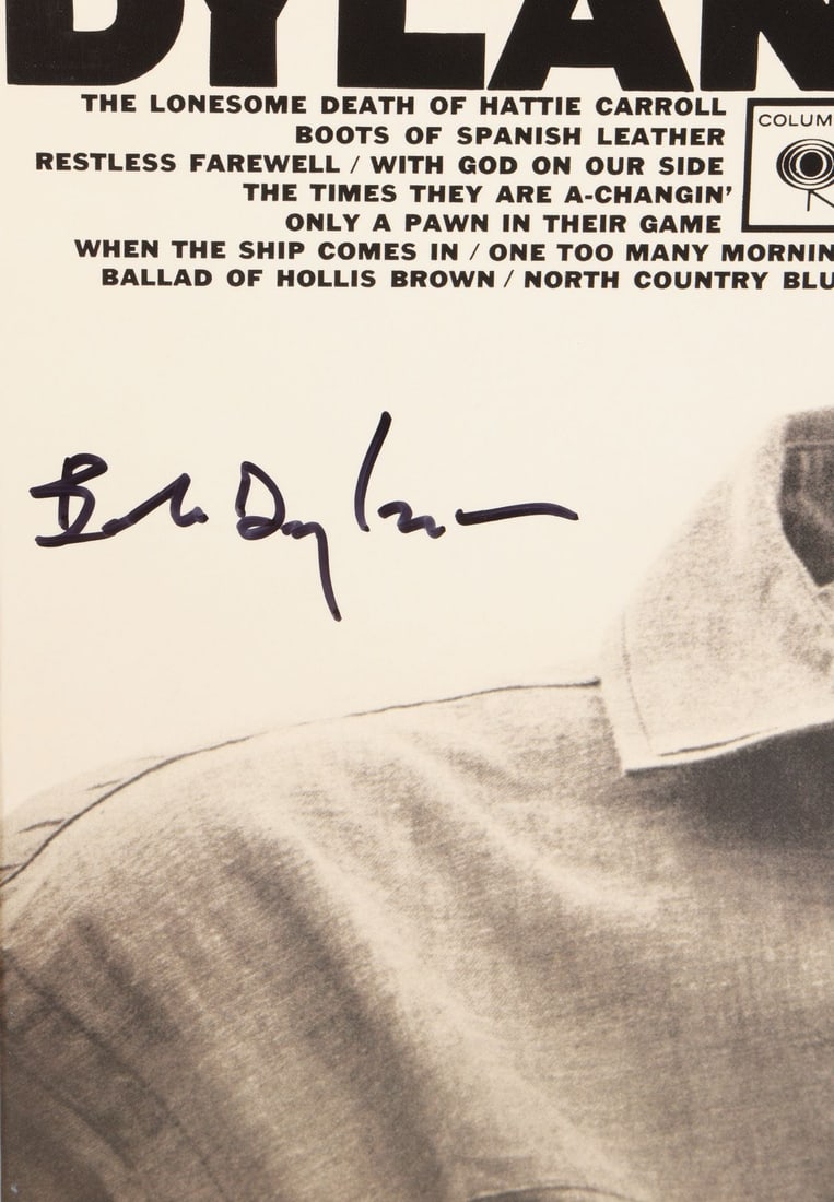 BOB DYLAN - Bob Dylan-Autographed The Times They Are A-Changin' LP Album, 2017 (1 of 3)