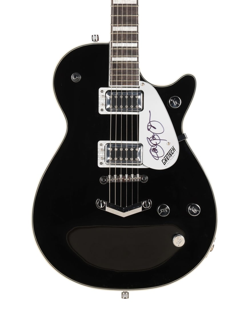 BON JOVI - Jon Bon Jovi-Autographed Gretsch G5220 Electric Guitar: BON JOVI - Jon Bon Jovi-Autographed Gretsch G5220 Electric Guitar A black Gretsch G5220 Electromatic Jet BT electric guitar autographed by Jon Bon Jovi of Bon Jovi. With enduring hits including "Livin