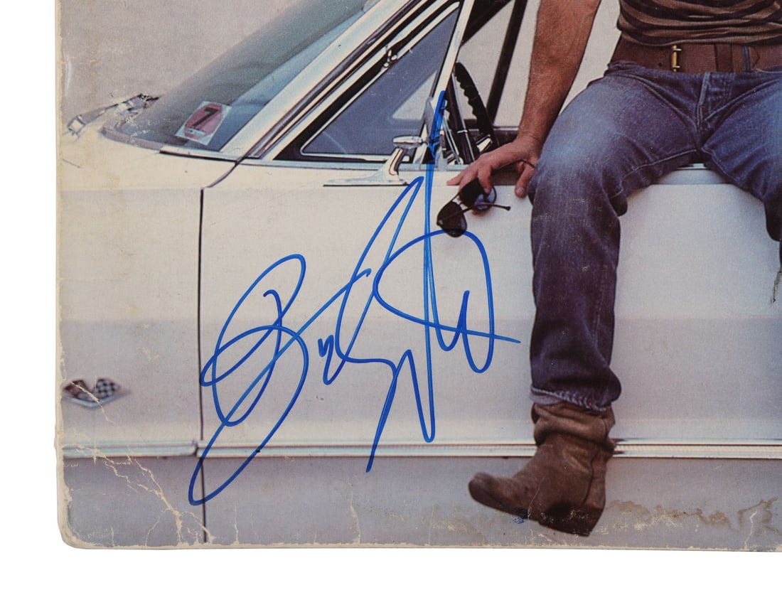 BRUCE SPRINGSTEEN - Bruce Springsteen-Autographed "Cover Me" Single Vinyl Sleeve (1 of 2)