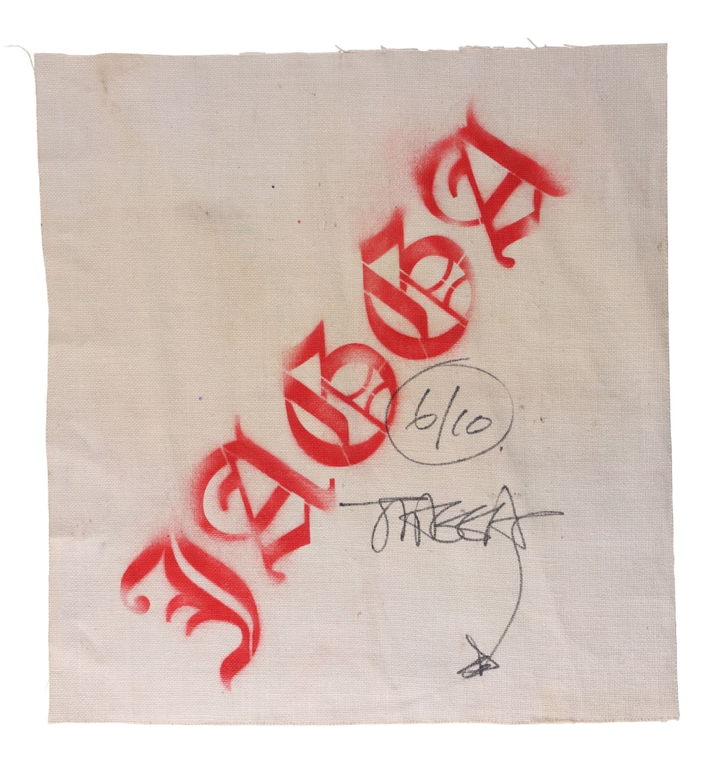 CLASH, THE - Paul Simonon-Autographed Original "London Calling" Artwork by Jagga (1 of 2)
