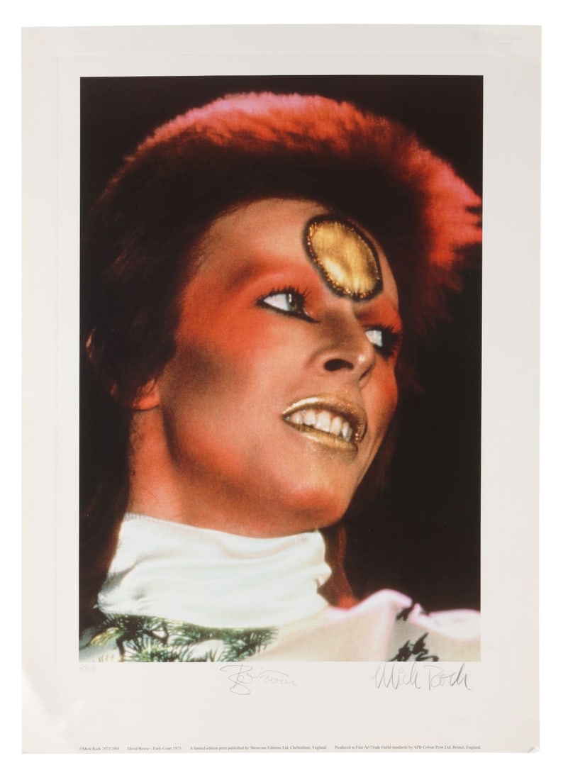 DAVID BOWIE - David Bowie and Mick Rock-Autographed Limited Edition Print and Mick Rock-Signed (1 of 4)