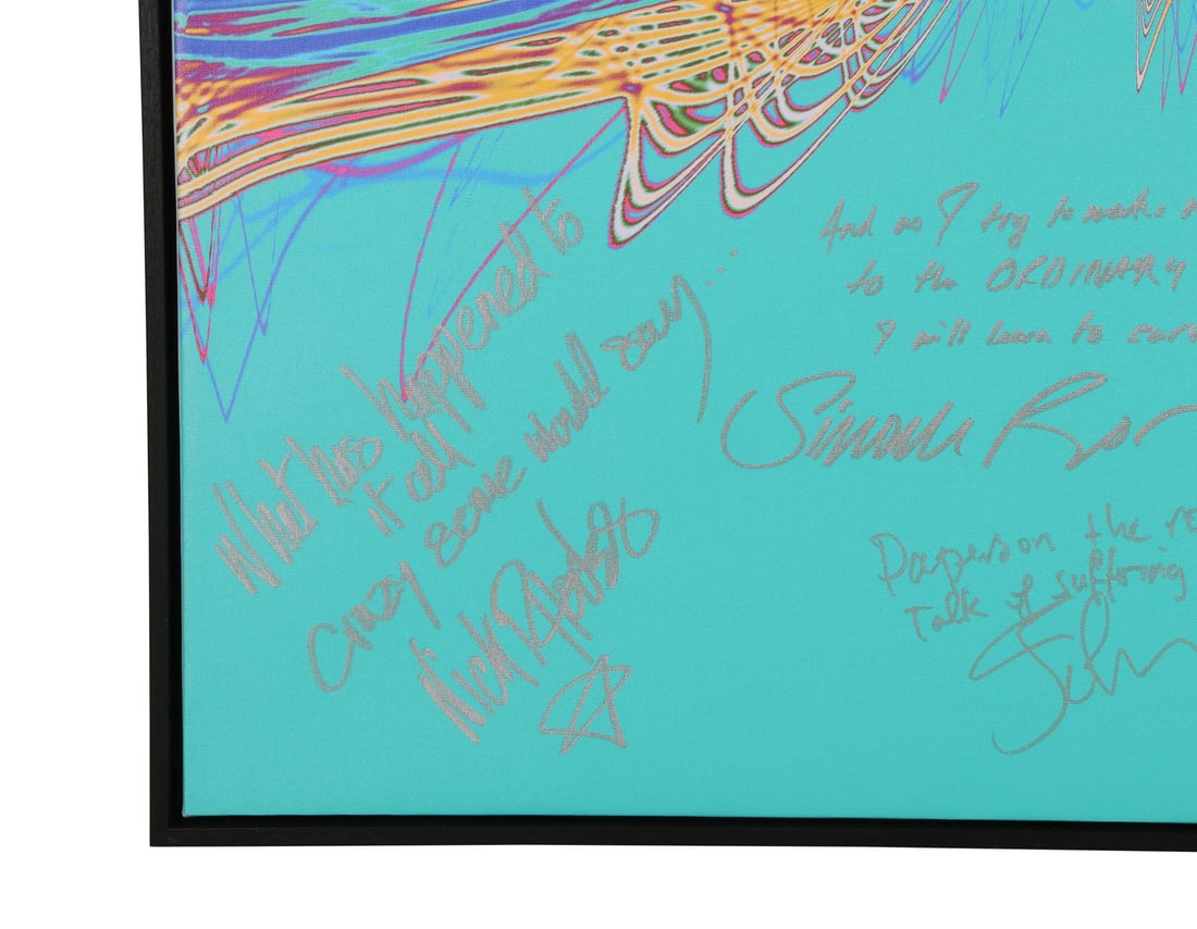 DURAN DURAN - Simon Le Bon, Nick Rhodes, John Taylor and Roger Taylor-Autographed "Ordinary World" (1 of 4)