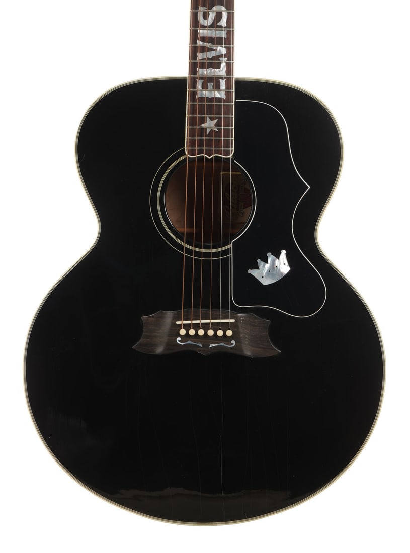 ELVIS PRESLEY - Prototype "Elvis Presley" Gibson Montana SJ-200 Acoustic Guitar - One of Two Made (1 of 4)