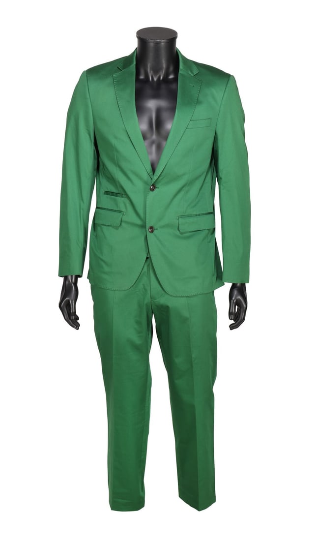 KRAFTWERK - Florian Schneider Green Two-Piece Suit (1 of 3)