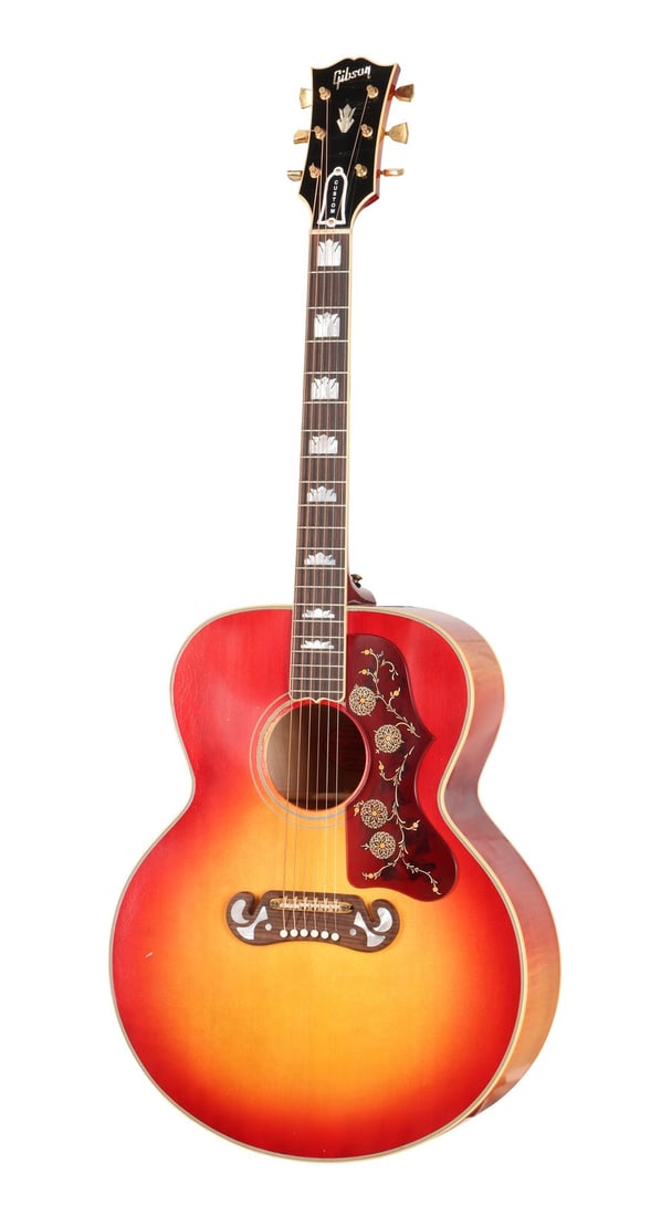 LED ZEPPELIN - Autographed Limited Edition Gibson Jimmy Page 1964 SJ-200 Acoustic Guitar (1 of 4)