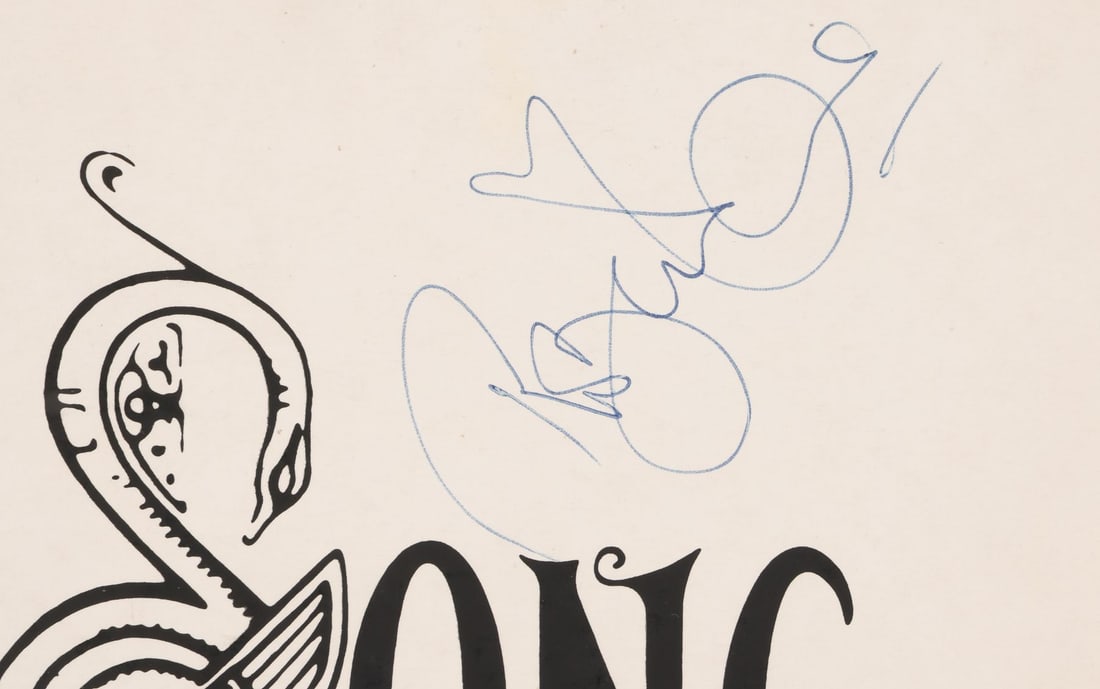 LED ZEPPELIN - Robert Plant, Jimmy Page and John Paul Jones-Autographed In-Store Display (1 of 3)
