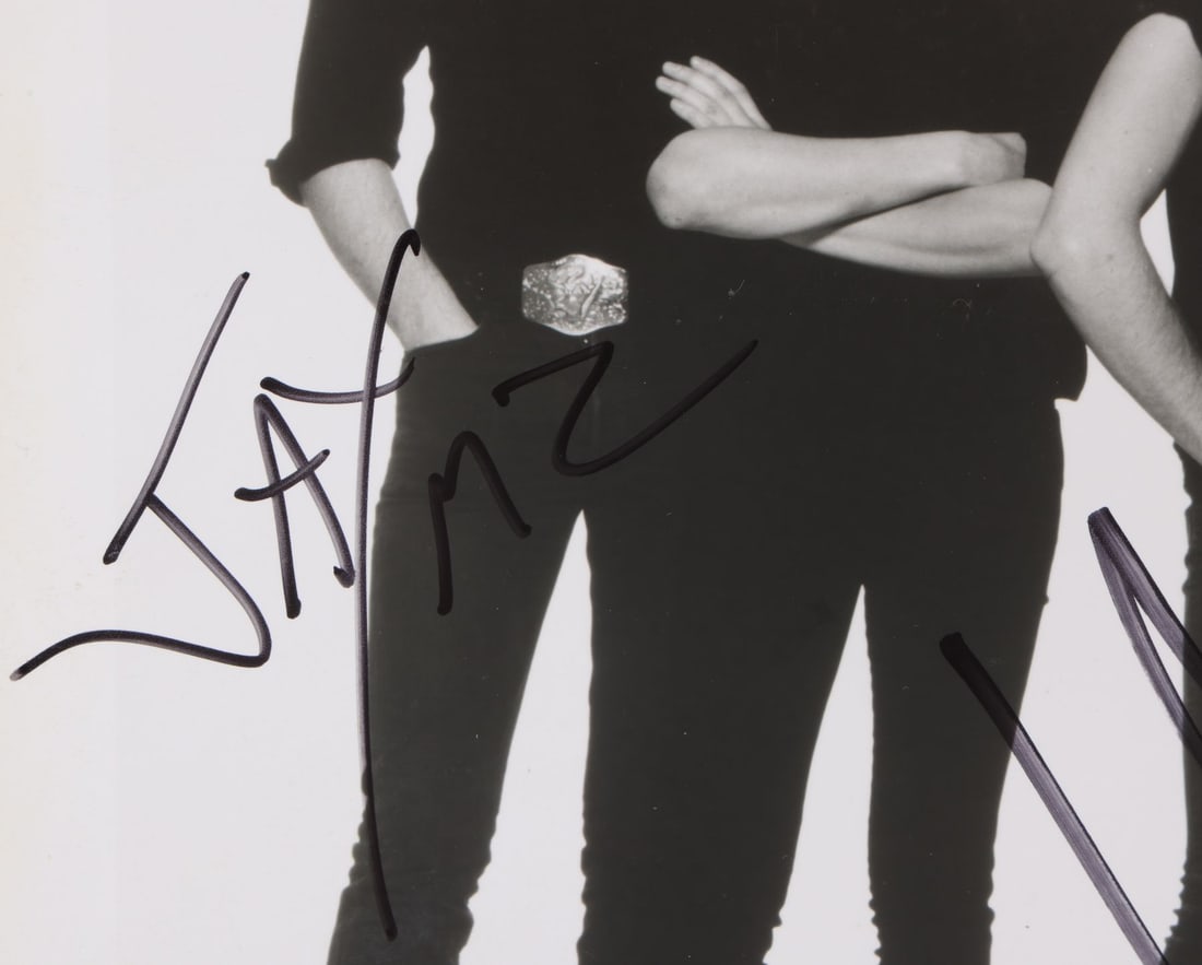 METALLICA - James Hetfield, Kirk Hammett, Lars Ulrich and Jason Newsted-Autographed Official: METALLICA - James Hetfield, Kirk Hammett, Lars Ulrich and Jason Newsted-Autographed Official Band-Released Ross Halfin 8x10 Promo Photo for The Black Album An official promo photo autographed by four 