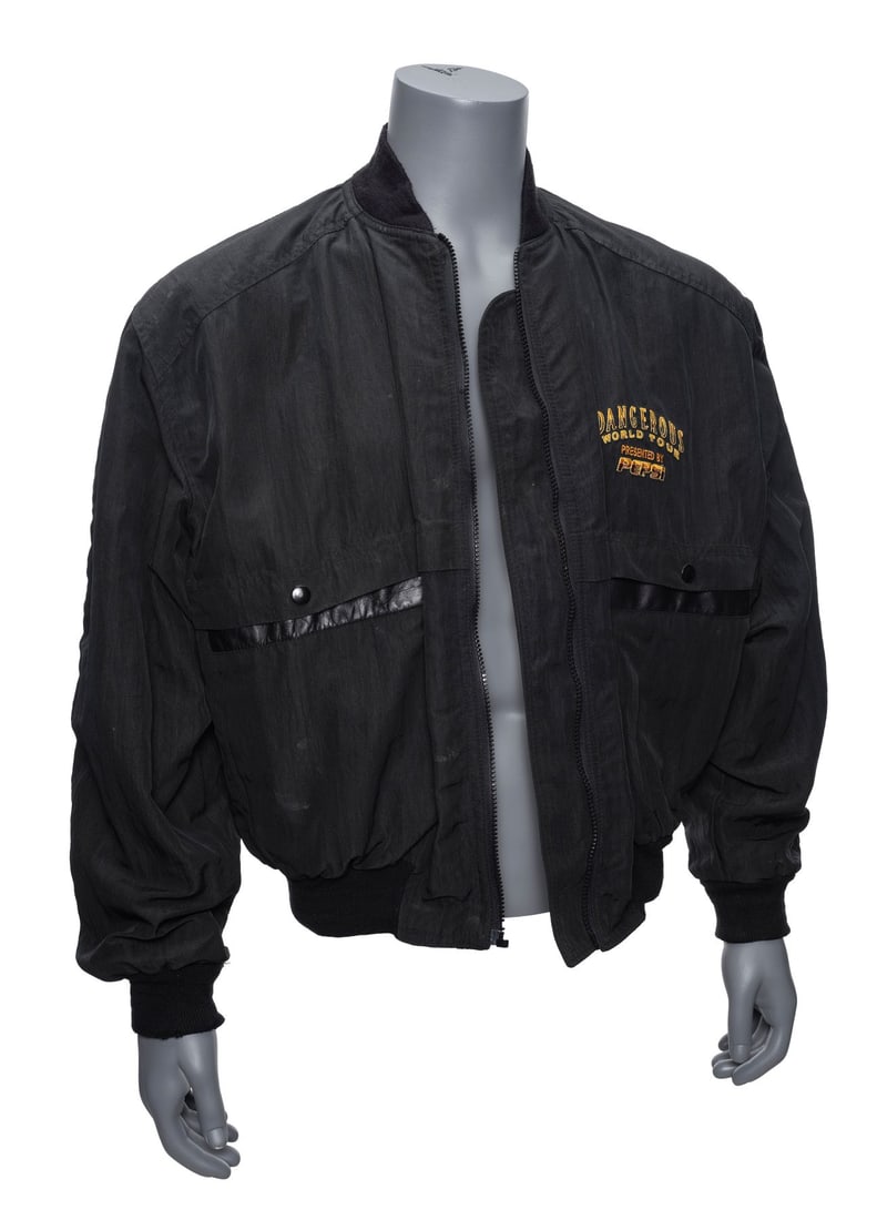 MICHAEL JACKSON - Michael Jackson's Personal Dangerous Tour Crew Jacket, 1992 (1 of 4)