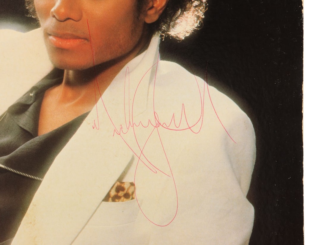 MICHAEL JACKSON - Michael Jackson-Autographed Thriller LP Sleeve (1 of 3)