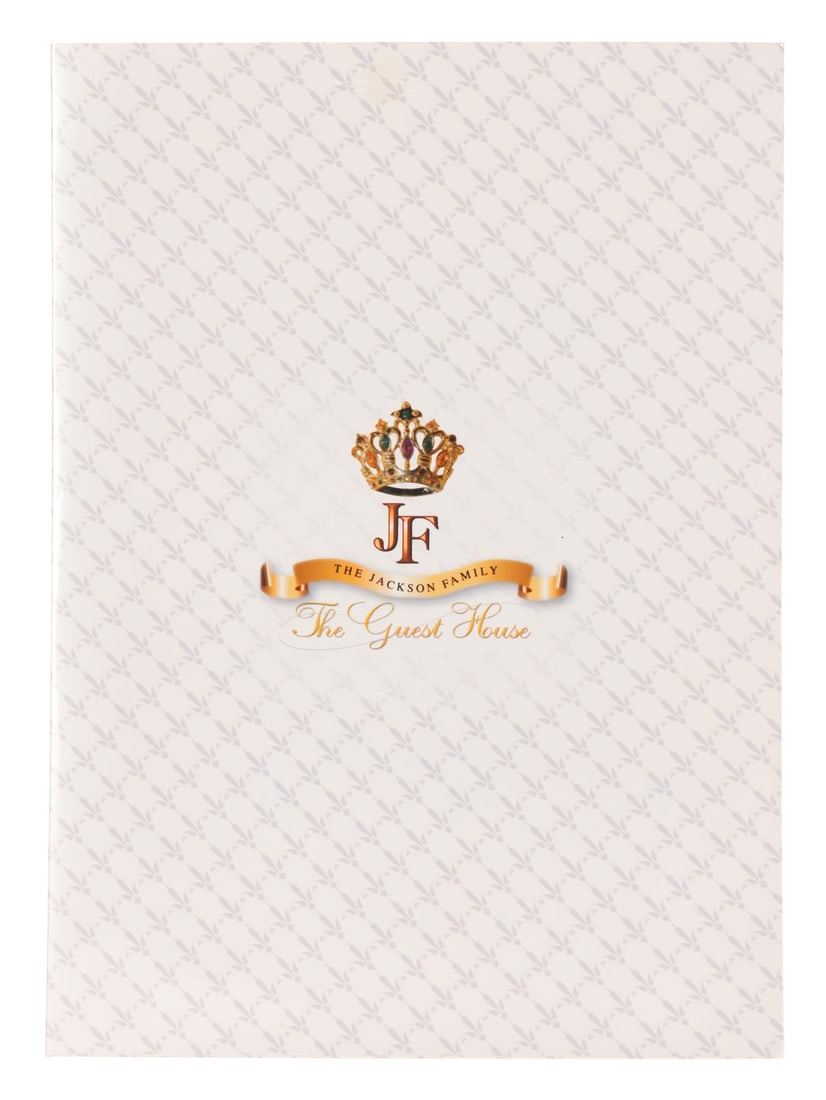 MICHAEL JACKSON - Michael Jackson-Autographed and Dedicated Jackson Family-Headed Paper (1 of 1)
