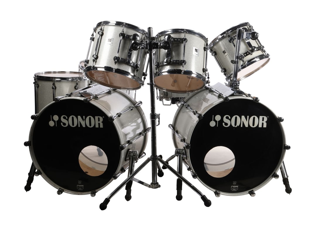 MOTORHEAD - Mikkey Dee’s Autographed Sonor Designer Series Motorhead 25th Anniversary Drum Kit (1 of 4)