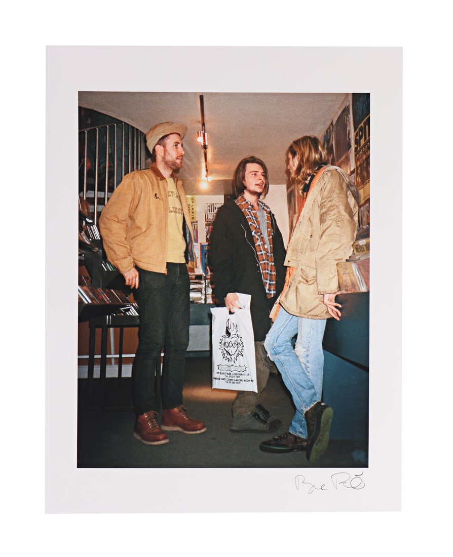 SUB POP - The Bruce Pavitt Collection: Pair of Kurt Cobain at Rough Trade Records Fine Art Prints, (1 of 2)