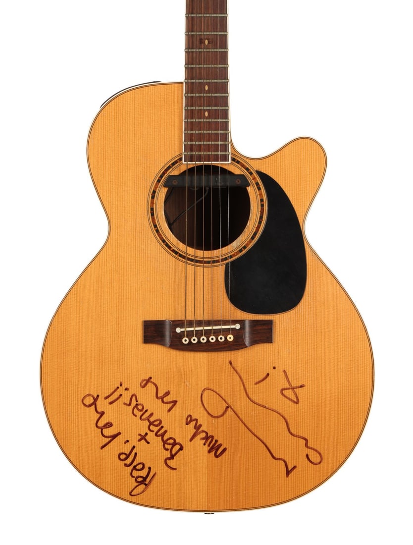 OASIS - Noel Gallagher's Owned and Autographed Takamine FP460SC Acoustic Guitar Played During MTV: OASIS - Noel Gallagher's Owned and Autographed Takamine FP460SC Acoustic Guitar Played During MTV Unplugged 1996 Performance An autographed Takamine FP460SC acoustic guitar used and owned by Noel Gall