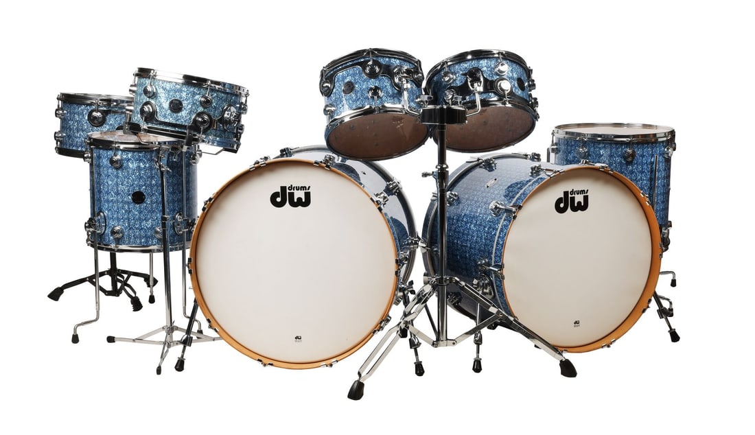 OASIS - Alan White's Stage And Studio-Used Blue Boa Drum Kit Played During Heathen Chemistry (1 of 4)
